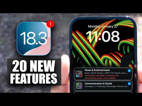 New iOS 18.3 CHANGES That Will Revolutionize Your iPhone!